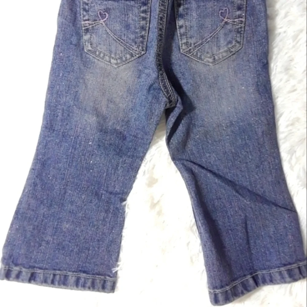 Children's Place Sparkly Denim Jeans- Size 18 Mos
